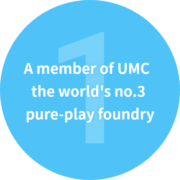 A member of the UMC the world's no.2 pure-play foundry
